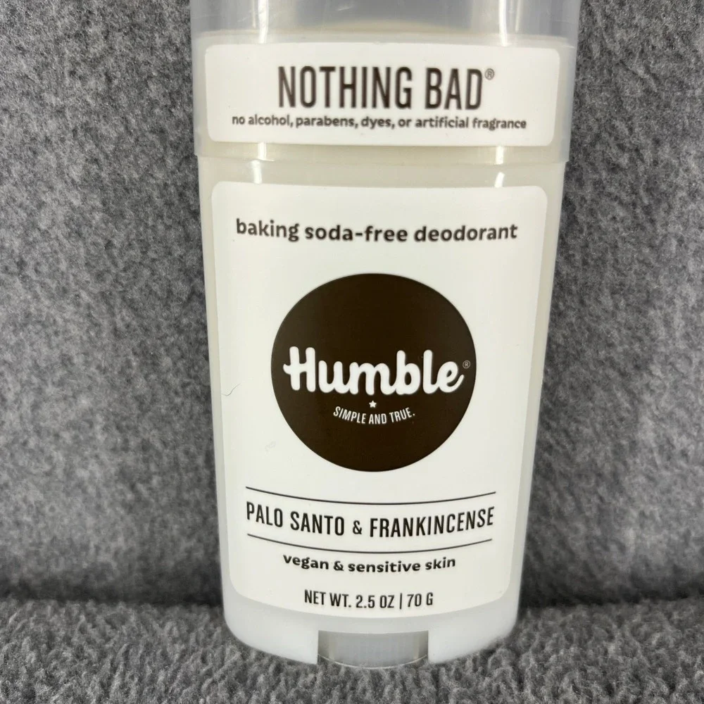2x Humble Deodorant Palo Santo Frankincense Vegan sensitive skin 2.5 oz